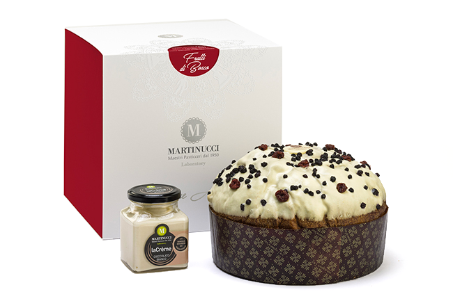 Panettone Frutti di Bosco con Spalmabile al Cioccolato Bianco - Martinucci