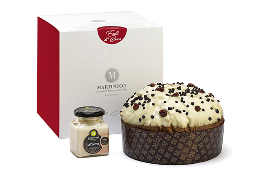 Panettone Frutti di Bosco con Spalmabile al Cioccolato Bianco - Martinucci