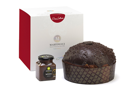 Panettone Senza Lattosio con Spalmabile alla Gianduja - Martinucci